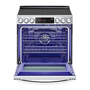 LG 6.3 cu ft. Smart Wi-Fi Enabled ProBake Convection® InstaView™ Electric Slide-in Range with Air Sous Vide and Air Fry, LSEL6337F