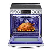 LG 6.3 cu ft. Smart Wi-Fi Enabled ProBake Convection® InstaView™ Electric Slide-in Range with Air Sous Vide and Air Fry, LSEL6337F