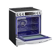 LG 6.3 cu ft. Smart Wi-Fi Enabled ProBake Convection® InstaView™ Electric Slide-in Range with Air Sous Vide and Air Fry, LSEL6337F