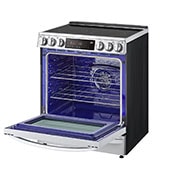 LG 6.3 cu ft. Smart Wi-Fi Enabled ProBake Convection® InstaView™ Electric Slide-in Range with Air Sous Vide and Air Fry, LSEL6337F