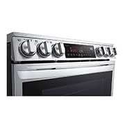 LG 6.3 cu ft. Smart Wi-Fi Enabled ProBake Convection® InstaView™ Electric Slide-in Range with Air Sous Vide and Air Fry, LSEL6337F