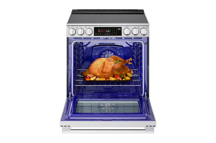 Front open view with food