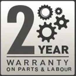 2-Year Warranty on Parts and Labour