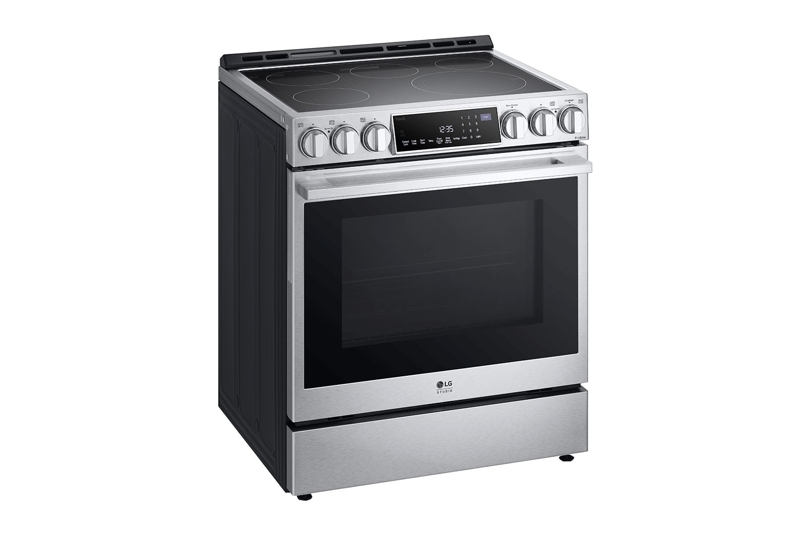 LG STUDIO 6.3 cu. ft. InstaView® Electric Slide-in Range with ProBake Convection® and Air Fry, LSES6338F