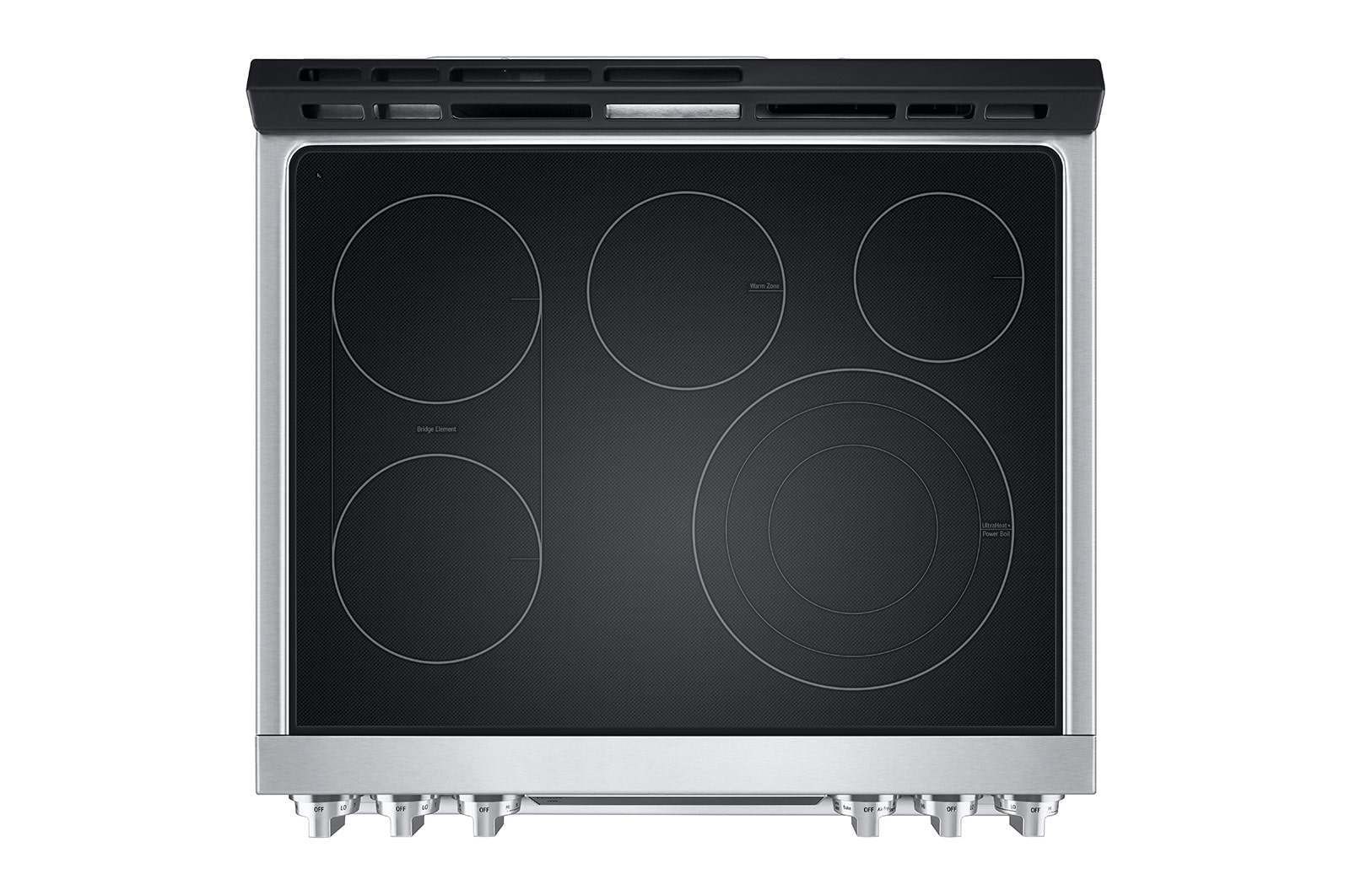 LG STUDIO 6.3 cu. ft. InstaView® Electric Slide-in Range with ProBake Convection® and Air Fry, LSES6338F