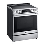 LG STUDIO 6.3 cu. ft. InstaView® Electric Slide-in Range with ProBake Convection® and Air Fry, LSES6338F