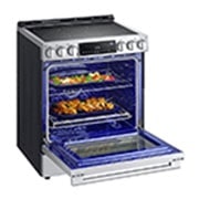 LG STUDIO 6.3 cu. ft. InstaView® Electric Slide-in Range with ProBake Convection® and Air Fry, LSES6338F