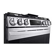 LG 5.8 cu ft. Smart Wi-Fi Enabled Fan Convection Gas Slide-in Range with Air Fry & EasyClean®, LSGL5833F