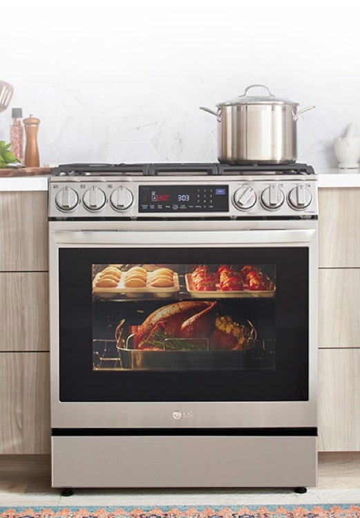 Lg gas oven with air fryer deals