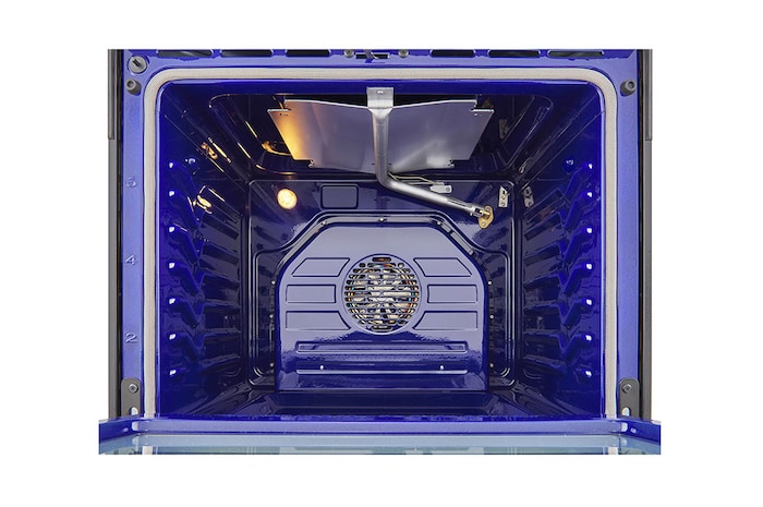 LG 30" Gas 6.3 cu ft. Range | Probake Convection, Air Fry, InstaView®, SelfClean, EasyClean®& Smart, Black Stainless, Slide-in, LSGL6335D