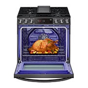 LG 6.3 cu ft. Smart Wi-Fi Enabled ProBake Convection® InstaView™ Gas Slide-in Range with AirFry, LSGL6335D