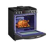 LG 6.3 cu ft. Smart Wi-Fi Enabled ProBake Convection® InstaView™ Gas Slide-in Range with AirFry, LSGL6335D