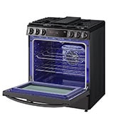 LG 6.3 cu ft. Smart Wi-Fi Enabled ProBake Convection® InstaView™ Gas Slide-in Range with AirFry, LSGL6335D