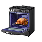 LG 6.3 cu ft. Smart Wi-Fi Enabled ProBake Convection® InstaView™ Gas Slide-in Range with AirFry, LSGL6335D