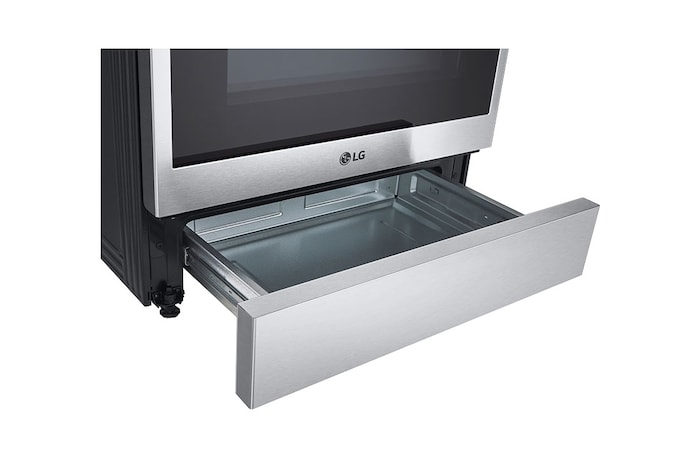 LG 30" Gas 6.3 cu ft. Range | Probake Convection, Air Fry, InstaView®, SelfClean, EasyClean®& Smart, Stainless, Slide-in, LSGL6335F