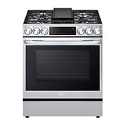 LG 6.3 cu ft. Smart Wi-Fi Enabled ProBake Convection® InstaView™ Gas Slide-in Range with Air Fry, LSGL6335F