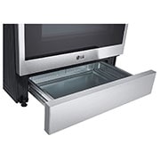 LG 6.3 cu ft. Smart Wi-Fi Enabled ProBake Convection® InstaView™ Gas Slide-in Range with Air Fry, LSGL6335F