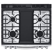 LG 6.3 cu ft. Smart Wi-Fi Enabled ProBake Convection® InstaView™ Gas Slide-in Range with Air Fry, LSGL6335F