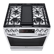 LG 6.3 cu ft. Smart Wi-Fi Enabled ProBake Convection® InstaView™ Gas Slide-in Range with Air Fry, LSGL6335F