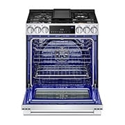 LG ﻿LG STUDIO 6.3 cu. ft. InstaView® Gas Slide-in Range with ProBake Convection® and Air Fry, LSGS6338F