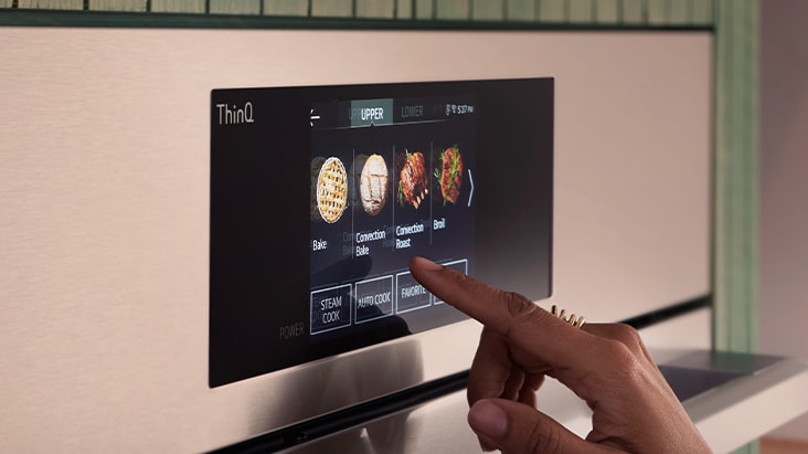 Backlit SmoothTouch® Glass Controls