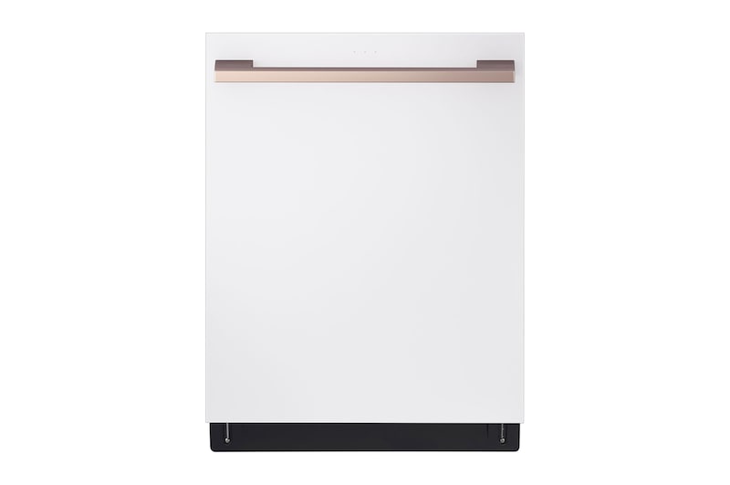 Front view of dishwasher