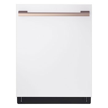 Front view of dishwasher