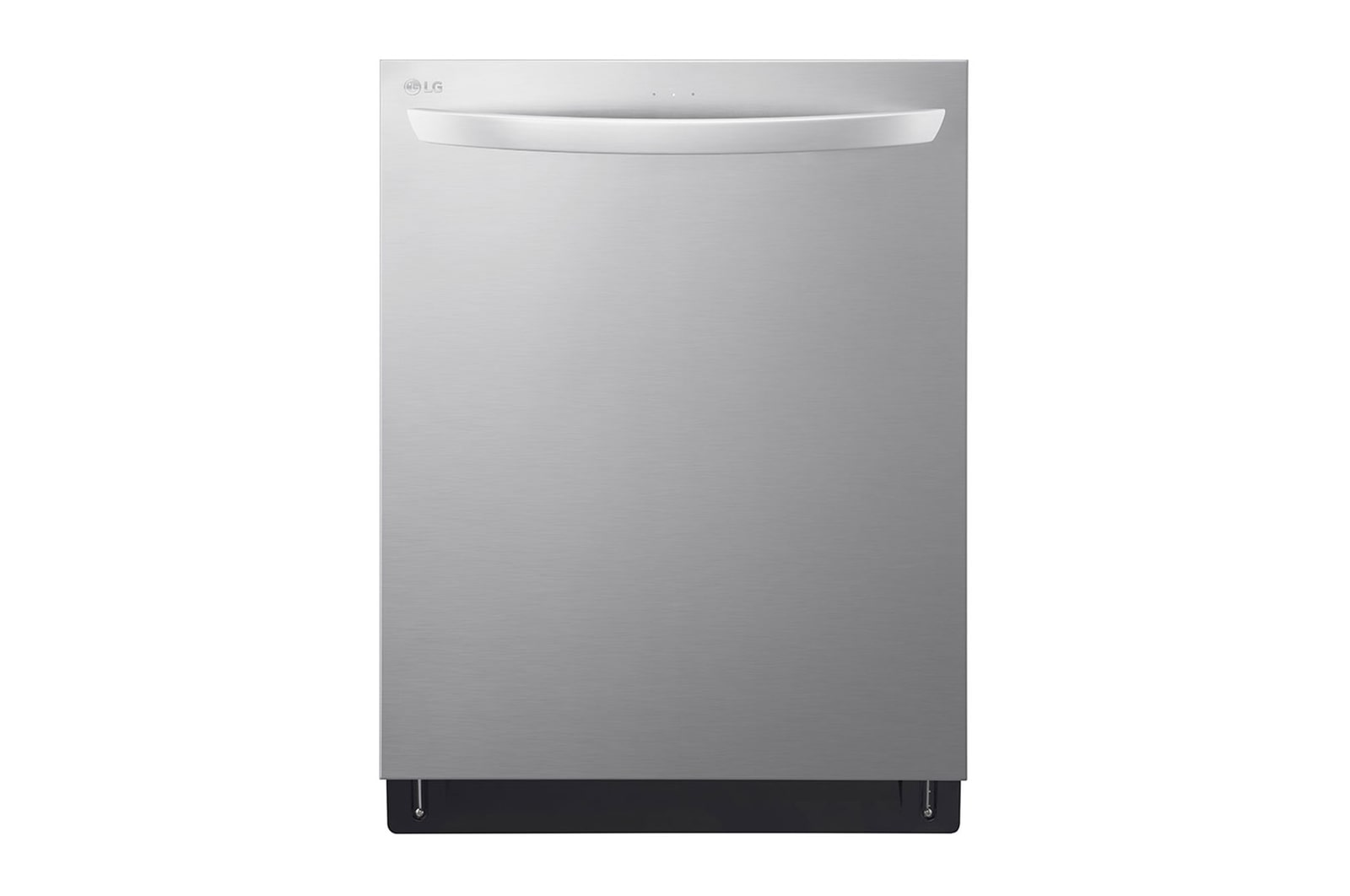 Front view of dishwasher