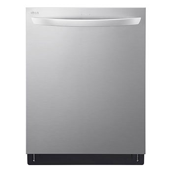 Front view of dishwasher