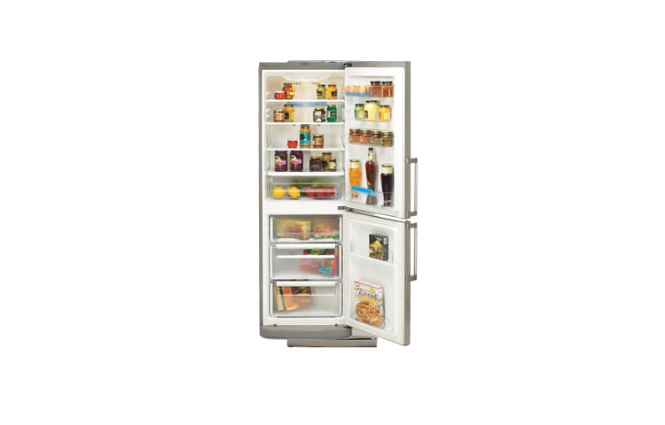 LG 23.5 Inch, 11.4 cu.ft. Mid-Size Bottom Mount Freezer Refrigerator, GR-389RT
