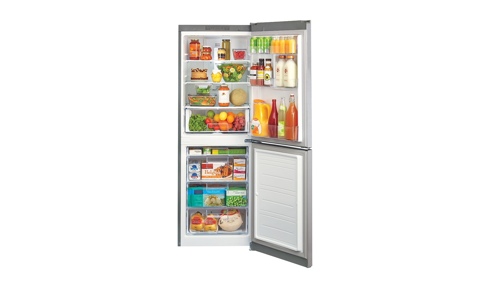 LG 24" Counter Depth Bottom Freezer Refrigerator with Multi-Air Flow, 10 cu.ft., LBN10551PV