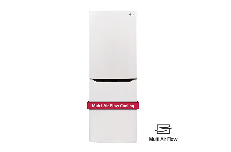 Front view of 24&#34; Counter Depth Bottom Freezer Refrigerator with Multi-Air Flow, 10.1 cu.ft. LBN10551SW
