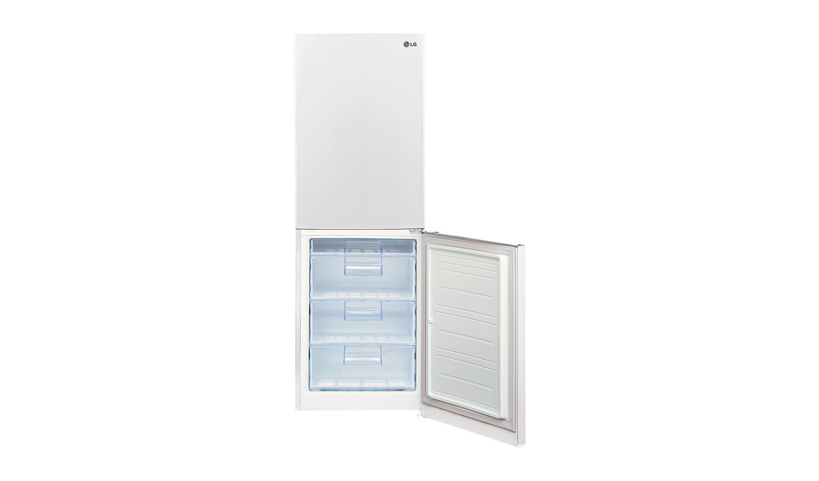 LG 24" Counter Depth Bottom Freezer Refrigerator with Multi-Air Flow, 10.1 cu.ft., LBN10551SW