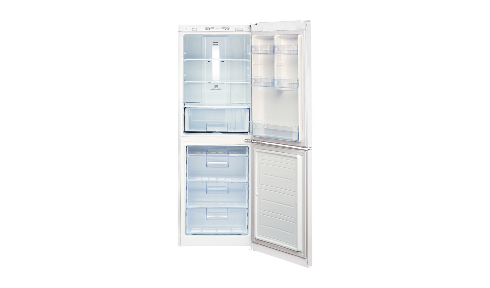 LG 24" Counter Depth Bottom Freezer Refrigerator with Multi-Air Flow, 10.1 cu.ft., LBN10551SW