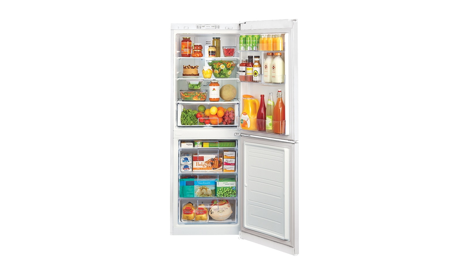 LG 24" Counter Depth Bottom Freezer Refrigerator with Multi-Air Flow, 10.1 cu.ft., LBN10551SW