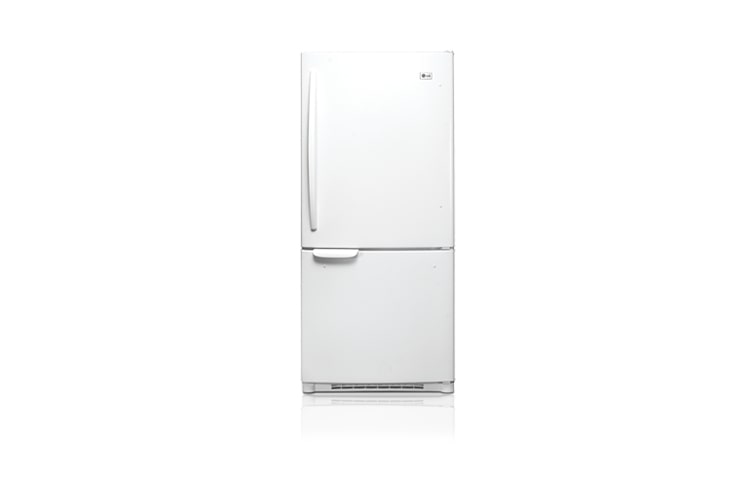 Front view of Bottom Freezer Refrigerator with Swing Freezer Door (19.7 cu.ft.) LBN20511WW