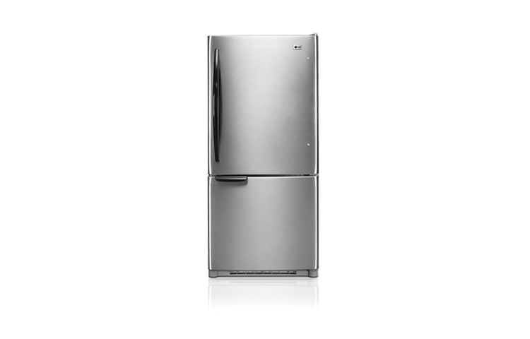 Front view of Bottom Freezer Refrigerator with Swing Freezer Door (19.7 cu.ft.) LBN20512ST