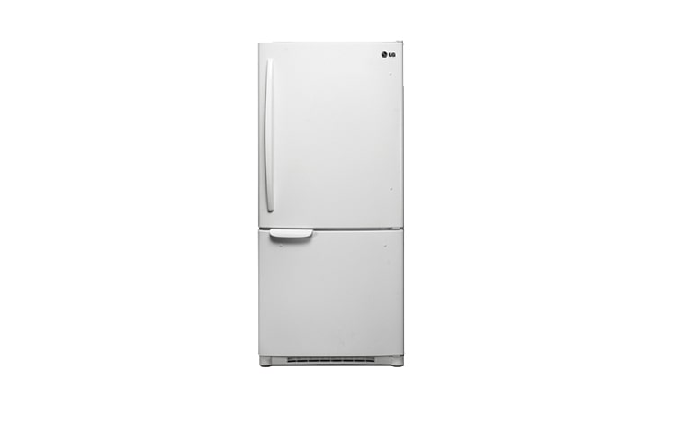 Front view of 19.7 cu.ft. Bottom Freezer Refrigerator with Swing Freezer Door LBN20513WW