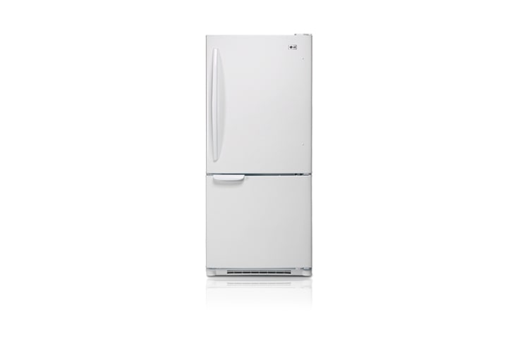 Front view of Bottom Freezer Refrigerator with Swing Freezer Door (19.7 cu.ft.) LBN20517WW