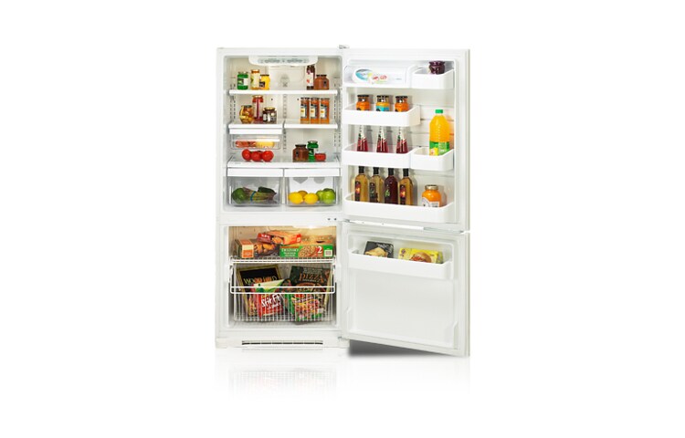 LG Bottom Freezer Refrigerator with Swing Freezer Door (19.7 cu.ft.), LBN20517WW
