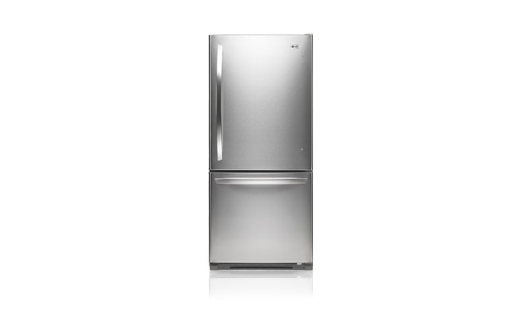 Front view of 30 Inch, 19.7 cu.ft. Bottom Freezer Refrigerator with Swing Freezer Door LBN20518ST