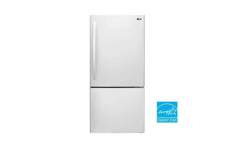 Front view of 30 Inch, 22 cu.ft. Bottom Freezer Swing Door Refrigerator with Multi-Air Flow Cooling LBN22370SW