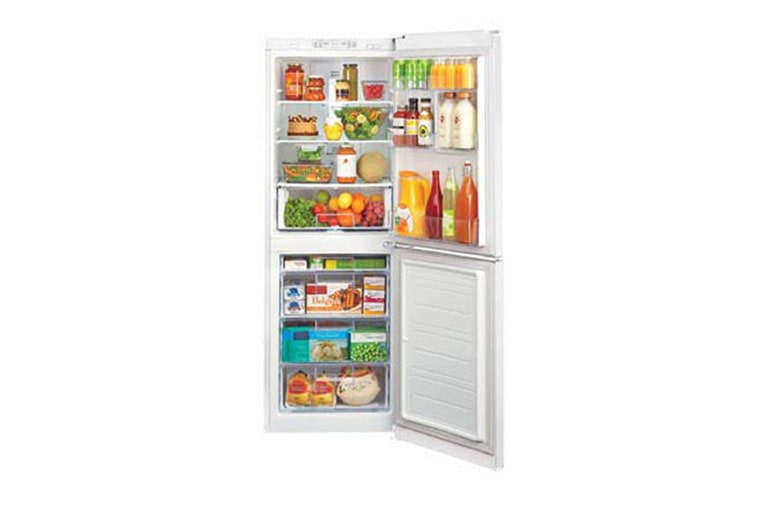 LG 24" Counter Depth Bottom Freezer Refrigerator with Smart Inverter, 10 cu. ft., LBNC10551W