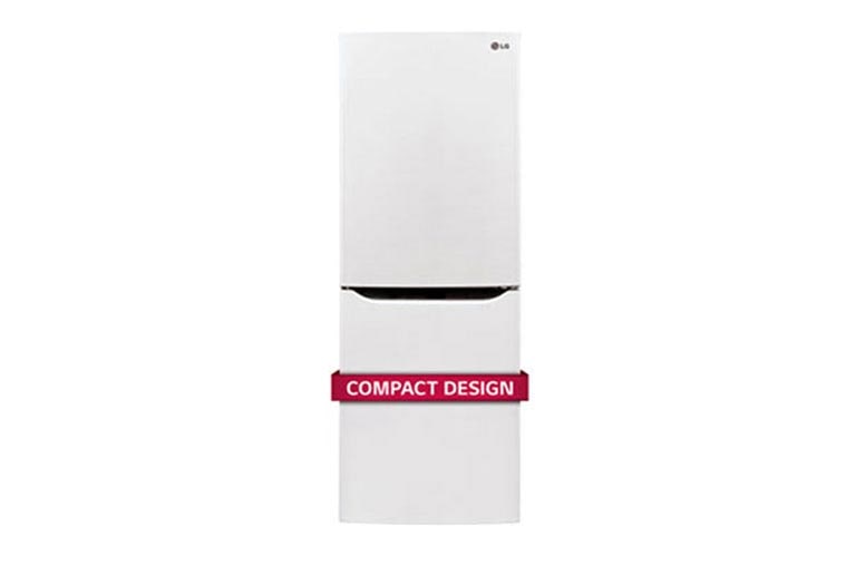 Front view of 24&#34; Counter Depth Bottom Freezer Refrigerator with Smart Inverter, 10 cu. ft. LBNC10551W
