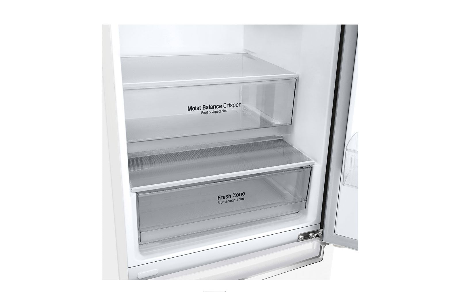 LG 24" Counter Depth Bottom Freezer Refrigerator with DoorCooling<sup>+</sup>, 12 cu. ft., LBNC12231W