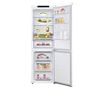 LG 24" Counter Depth Bottom Freezer Refrigerator with DoorCooling<sup>+</sup>, 12 cu. ft., LBNC12231W