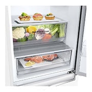 LG 24" Counter Depth Bottom Freezer Refrigerator with DoorCooling<sup>+</sup>, 12 cu. ft., LBNC12231W