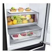 LG 24" Counter Depth Bottom Freezer Refrigerator with DoorCooling<sup>+</sup> and Wine Rack, 12 cu. ft., LBNC12241P