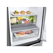 LG 24" Counter Depth Bottom Freezer Refrigerator with Door Cooling+, 12 cu. ft., LBNC12251V