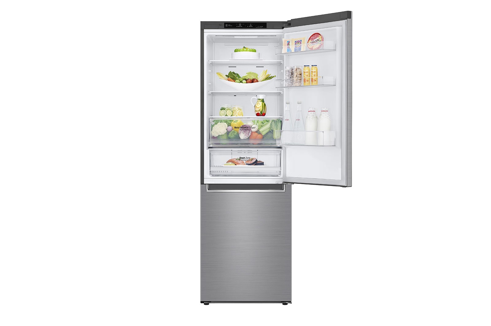 LG 24" Counter Depth Bottom Freezer Refrigerator with Door Cooling+, 12 cu. ft., LBNC12251V
